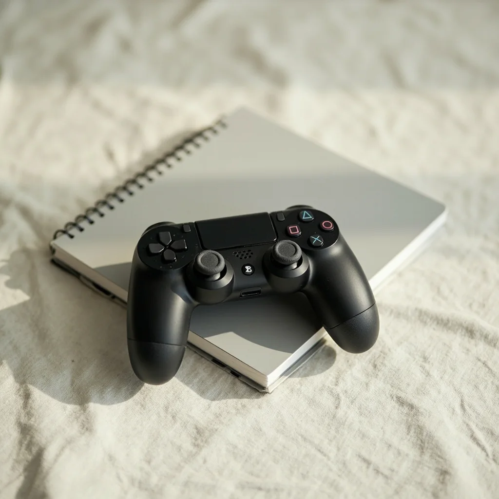 Peripheral detail of a controller on a desk