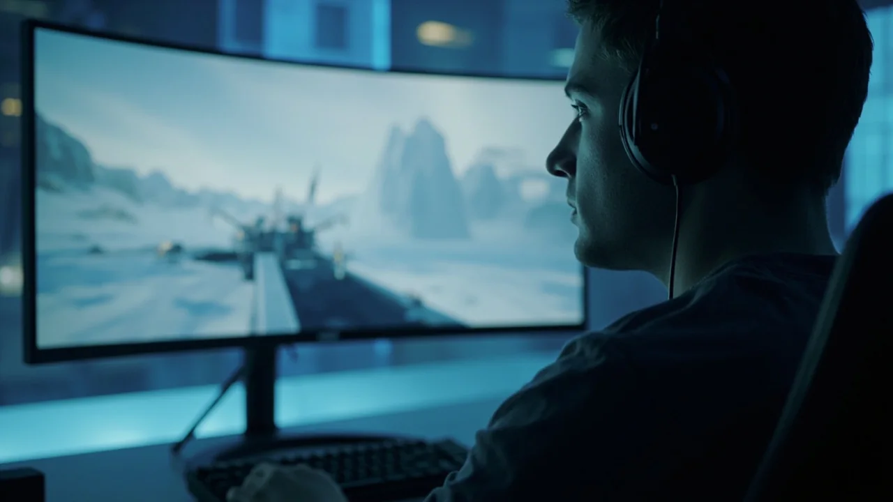 Editorial environment plate for the active esports title