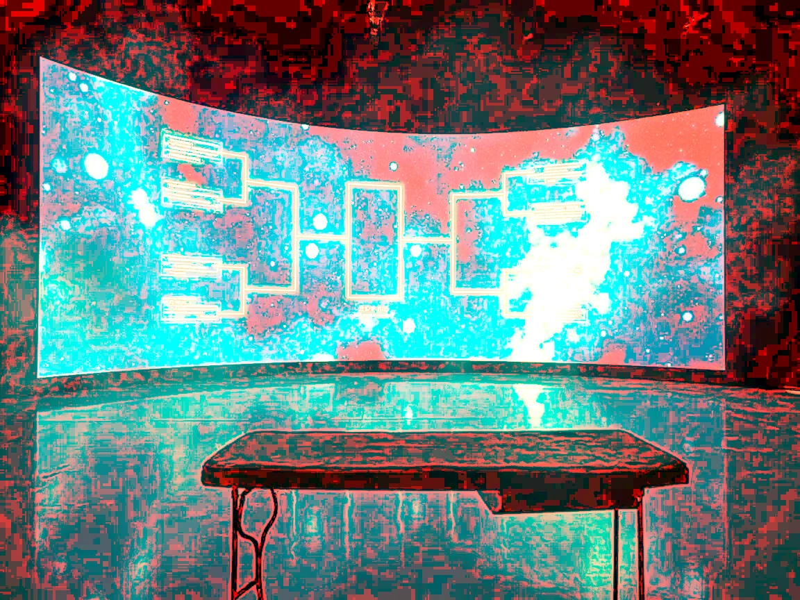 Digital tournament bracket projected on an arena LED wall